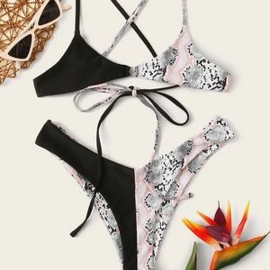 Snake Print Bikini